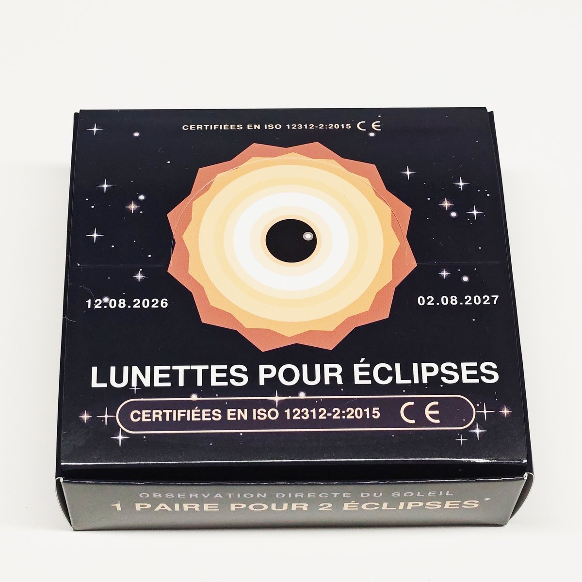 Pack 50 lunettes éclipse pour mairies et collectivités - format commune